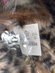 NEW $49 Crewcuts J.Crew Monster Cheetah Leopard Slippers Shoes Girls Kids Size 8