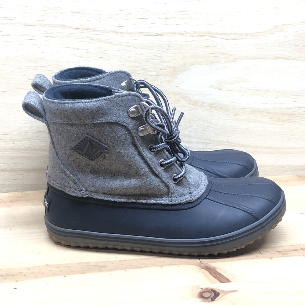 Sperry Top-Sider Bowline Storm Duck Boots Youth Kids Size 2 263608 Rain Snow