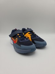 Nike Sonic Fly PS Youth Size 11C Blue Red Athletic Running Shoes FZ0016-401 New
