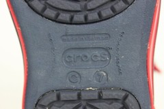 CROCS Kids Crocband II.5 Gust Boots Size C7 Navy w Red Accents Boys or Girls GUC