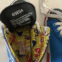 SEGA Sonic the Hedgehog Sonic & Shadow Kids US 11 High-Top Sneakers