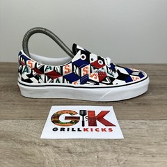 Vans Era Checkerboard Cube Shoes Black White Multi (VN0A54F142X)