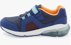 Stride Rite Boys M2P Journey 2 Sneaker, Grey Blue Orange Size 3 M US
