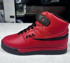 Fila Vulc 13 Kids Shoes Size 13.5 Red Black Basketball/Casual Sneakers New