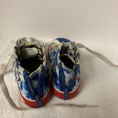 Ground Up Sonic The Hedgehog SEGA High Top Canvas Shoes Kids Toddler Size 9