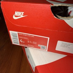 Nike Dunk Low Red Championship Red Reverse Size 4y/5.5w GS New In Box Ship fast