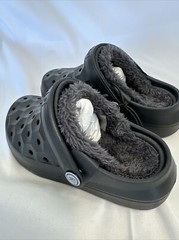 Joybees Child’s Sz 11 Varsity Lined Clog Black/charcoal