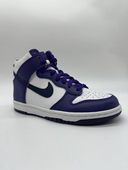 Size 5 (GS) – Nike Dunk High Electro Purple Midnight Navy DH9751 100 White Navy