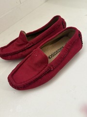 Ruizustock driving shoe moccasin slip on red EU 27 Size 9- 9.5 Kids