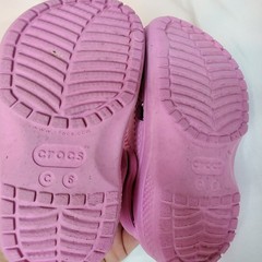 Crocs Classic Clogs Pink Waterproof Mule Outdoors Slip On Shoes Toddler Size 6