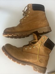 Unisex Timberland Leather Construction Boots Cornbread Youth Size 8M