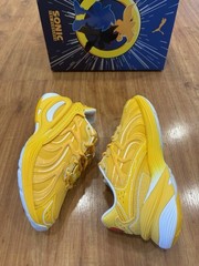 Size 6 Sonic The Hedgehog x Puma Inverse Tails 404402-01 Yellow Sizzle NEW W/box