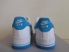 Nike Air Force 1 (Gs) Hare White-Blue Fury Sz 5.5Y [DM3353-100]