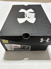 Size 5Y- Under Armour Assert 9 Kids School Running Shoes Red/white