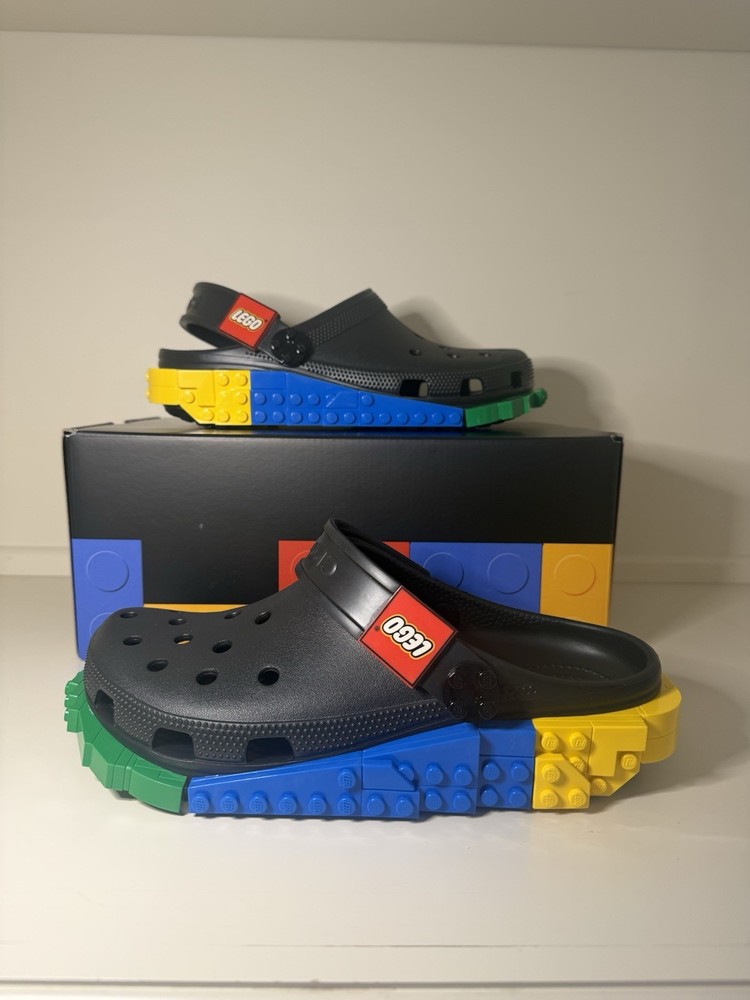 Crocs x LEGO 4lw System Clog Unisex Black Multicolor US 8M/10W 211873-001