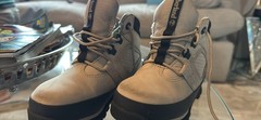 Timberland Toddler Hiking Boots Size 9 Gray Waterproof Kids Shoes EU 26