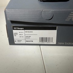 New Balance 237 Bungee Pink Grey Ph237TK Sneakers Little Kids size 13