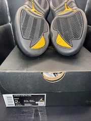 Size 2 (PS) – Jordan 12 Retro Mid Black Taxi, 151186-071, New With Box