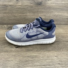 Nike Free RN 2017 Running Shoes Youth 4.5Y Purple Blue Mesh Light 904255-005