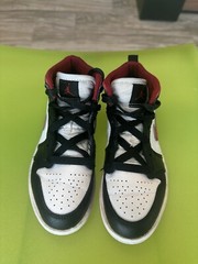 nike air jordan White/Gym Red – Black Kids 12c