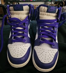 Nike Dunk High GS Electro Purple Midnight Navy Athletic Shoes 7 Youth DH9751-100