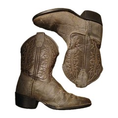 Laredo East Bound Leather Childs Cowboy Boot 11 1/2 M, Used Condition