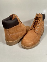 Timberland 6 Inch Classic Boot Wheat, Junior’s Size 5.5, TB0 10960, Waterproof