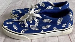 Vans Doheny Off The Wall Skate Shoe Blue Logo Unisex Youth Size 5