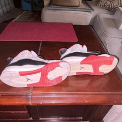 Jordan Dub Zero Unisex Kids Red/White/Black Sneaker US 13.5C DV1359-160