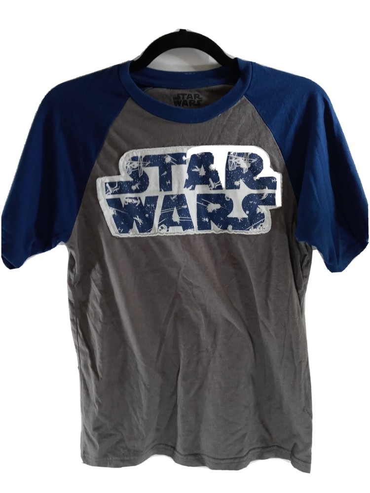 STAR WARS. Kids T-shirt Blue/Gray Size 2 X Pre-owned