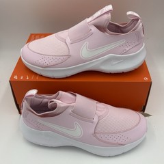 Nike Flex Runner 4 (PS) Youth Girls Size 7Y Slip-On Pink/White Sneakers New