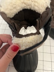 LONDON FOG Boys Oxford Toddler Cold Weather Snow Boot Size 6 Brown Faux Fur NEW