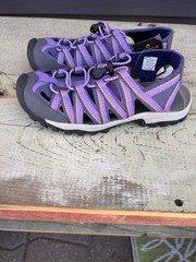 Northside Kids Sport Sandals Purple Gray Size 4 Youth Closed Toe Hiking NWT