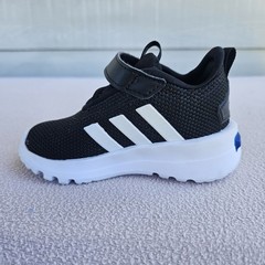Adidas Racer TR23 Sneaker Hook & Loop Toddler SZ 5K Black Athletic