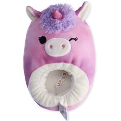 Squishmallows Lola The Unicorn Plush Slippers Kids Size 13/1