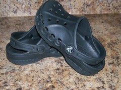 Crocs Baya Clog BLACK Slip On Comfort Boat Water Shoes Childs Size C10