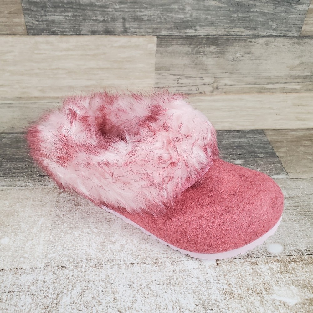 Birkenstock Kaprun Braid Clogs 9 Narrow Inuit Pink Wool Felt Slip On Slipper