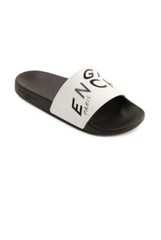 NEW Auth Givenchy Youth Kids Boys Girls Written Logo Slide Shoes 27 / 10 $290