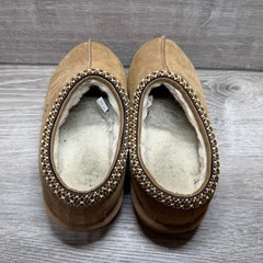 UGG Tasman II Chestnut Brown Suede Slipper Clogs Youth Size 6 1019066K Shearling