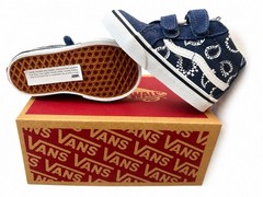NEW Vans Sk8 Mid Reissue Shoes Check Paisley Kids Size 5.5