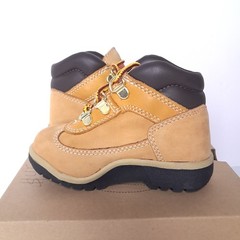Timberland Boots Toddler Size 7 Wheat Nubuck Classic Padded Collar Work