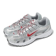 NEW Nike P-6000 in Metallic Silver/Gym Red-Flt Silver HV5064002 7 Youth Unisex