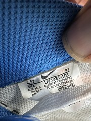 Nike Air Force 1 ’07 ‚White Medium Blue Size 4.5Y Women’s 6 LN bo box 🔥💯🔥