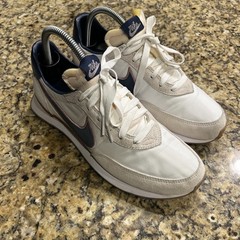 Nike Waffle Trainer 2 SE Athletic Kids Sz 7Y White Letterman’s Jacket DJ0345-100