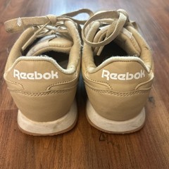 Reebok Classic Leather Kids Sneakers Tan Camel 1.5Y White/Gum 129939722 Retro