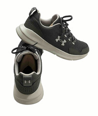 GUC UNDER ARMOUR ESSENTIAL HALO GRAY ATHLETIC SHOES 7Y / MEN’S 7 / WOMEN’S 8.5