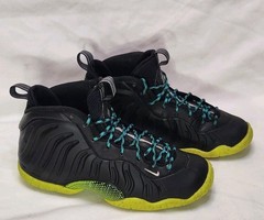 Nike Little Posite One Emerging Powers Size 5Y Black Volt Kids Youth DZ2852-001