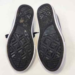 Converse All Star Junior Gray Red White Sneakers Size 12 Low Top Black Laces