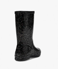 NWD $90 Hunter Little Kid First Classic Giant Glitter Boot Black US11/UK10/EU28