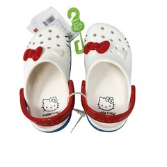Crocs kid’s C9 size, I AM Hello Kitty Classic Clog – White C9